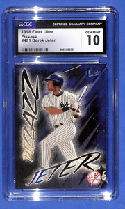 1998 Ultra - Pizzazz Derek Jeter #481 CGC 10 Gem Mint Hall of Famer N.Y. Yankees