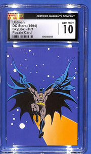 Batman DC Stars (1994) SkyBox - #P1 Puzzle Card CGC Gem Mint #10