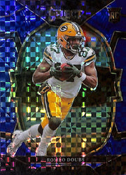 2022 Panini Select - Concourse Romeo Doubs #54 Blue Prizm /199 (RC) GB PACKERS