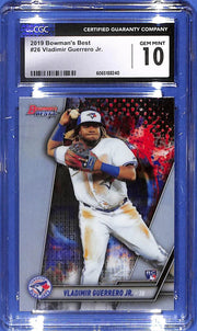 2019 Bowman's Best - Vladimir Guerrero Jr. #26 (RC) CGC 10 Gem Mint Blue Jays
