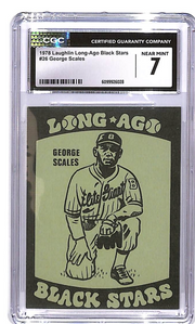 1978 Laughlin Long Ago Black Stars CGC 7 George Scales #26
