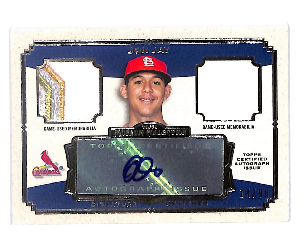 2013 Jon Jay Topps Musuem Collection Signature Swatches - SSADR-JJ #14/99