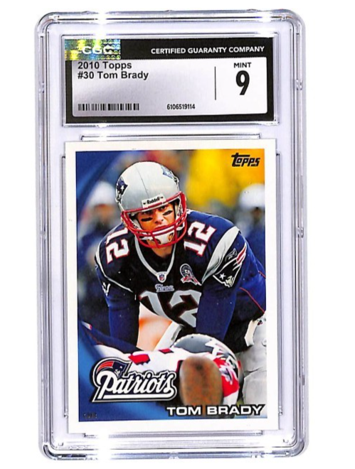 2010 Topps Tom Brady #30 CGC 9 Patriots