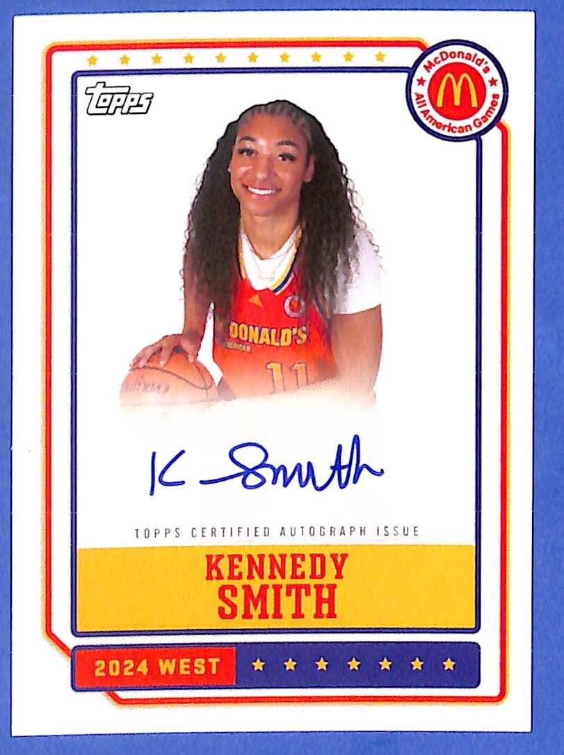 2024 Kennedy Smith Topps Chrome Mcdonald's All American Autograph - EA-KS