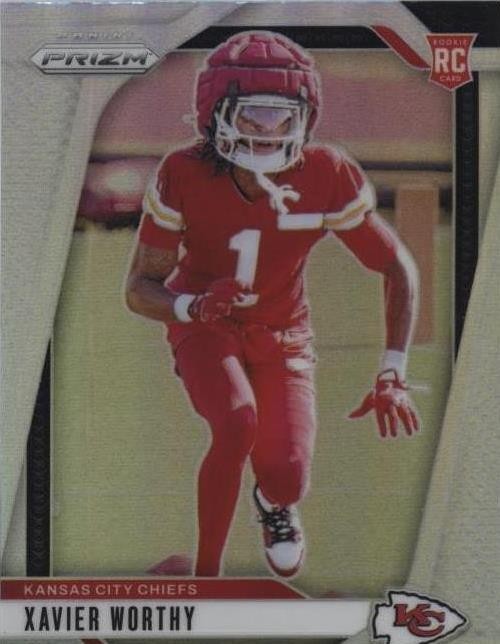 2024 Xavier Worthy Panini Prizm #399 Silver Prizm(RC) SGC 9.5 Kansas City Chiefs