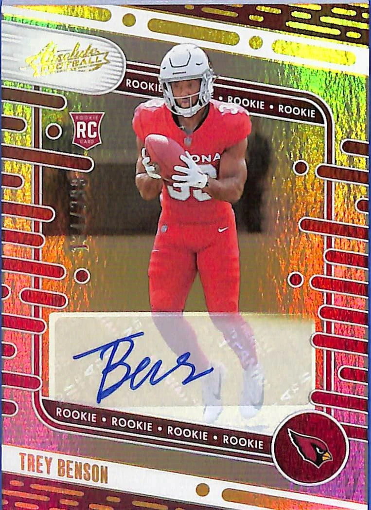 2024 Absolute Trey Benson Auto Autograph Rookie RC /299 Cardinals