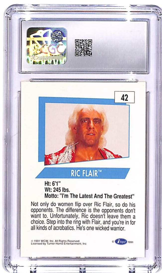 1991 Impel WCW Ric Flair #42 CGC 9.5