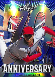 2018 Leaf Shohei Ohtani 70th Anniversary Rookie RC Blue /50 Angels