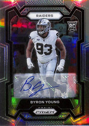 2023 Panini Prizm - Rookies Byron Young #355 Silver Prizm Autographs (AU, RC)