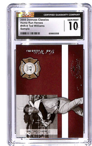2005 Donruss Classics Ted Williams Home Run Heroes Sample CGC 10 #9 Red Sox