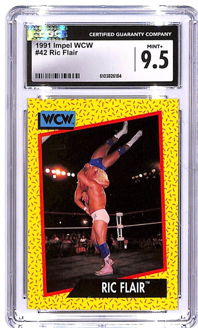 1991 Impel WCW Ric Flair #42 CGC 9.5