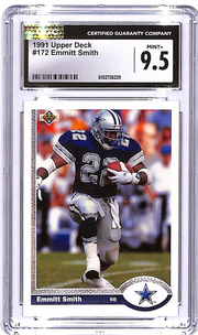 1991 Upper Deck Emmitt Smith #172 CGC 9.5 Cowboys