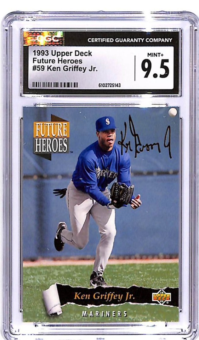 1993 Upper Deck Ken Griffey Jr Future Heroes #59 CGC 9.5 Mariners