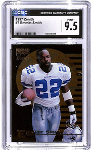 1997 Zenith Emmitt Smith #7 CGC 9.5 Cowboys