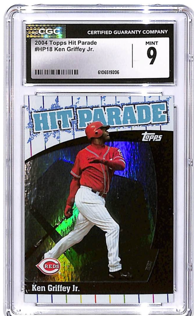 2004 Topps Hit Parade Ken Griffey Jr HP18 CGC 9 Reds