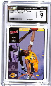 2000-01 Upper Deck Victory Kobe Bryant #98 CGC 9 Los Angeles Lakers