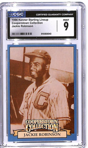 1996 Kenner Starting Lineup Cooperstown Collection Jackie Robinson CGC 9