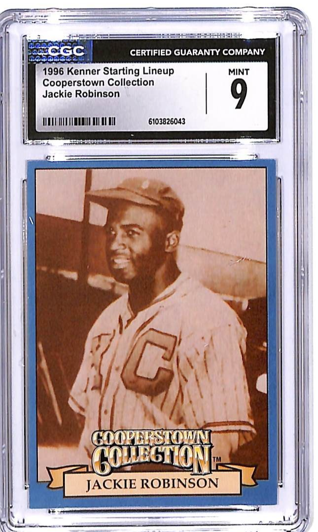 1996 Kenner Starting Lineup Cooperstown Collection Jackie Robinson CGC 9