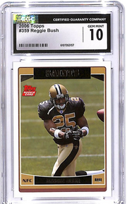 2006 Topps Reggie Bush Rookie RC #359 CGC 10 Saints