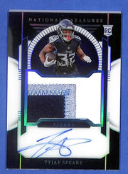 2023 National Treasures Panini - Tyjae Spears AUTO/PATCH RC /20 Tennessee Titans