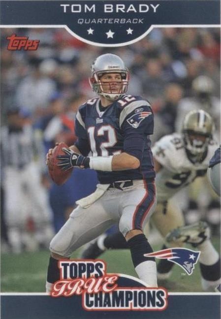2006 Topps True Champions Tom Brady #8 New England Patriots CGC 10 Gem Mint
