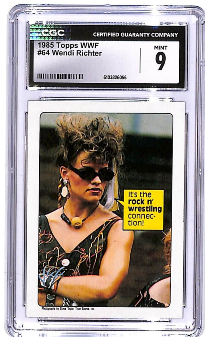 1985 Topps WWF Wendi Richter #64 CGC 9