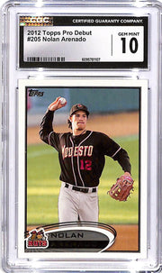 2012 Topps Pro Debut - Nolan Arenado #205 (RC) CGC 10