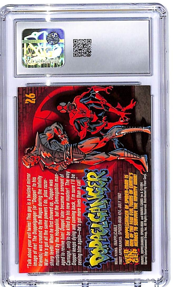 1994 Fleer Amazing Spider-Man 1st Edition Doppelganger #26 CGC 10