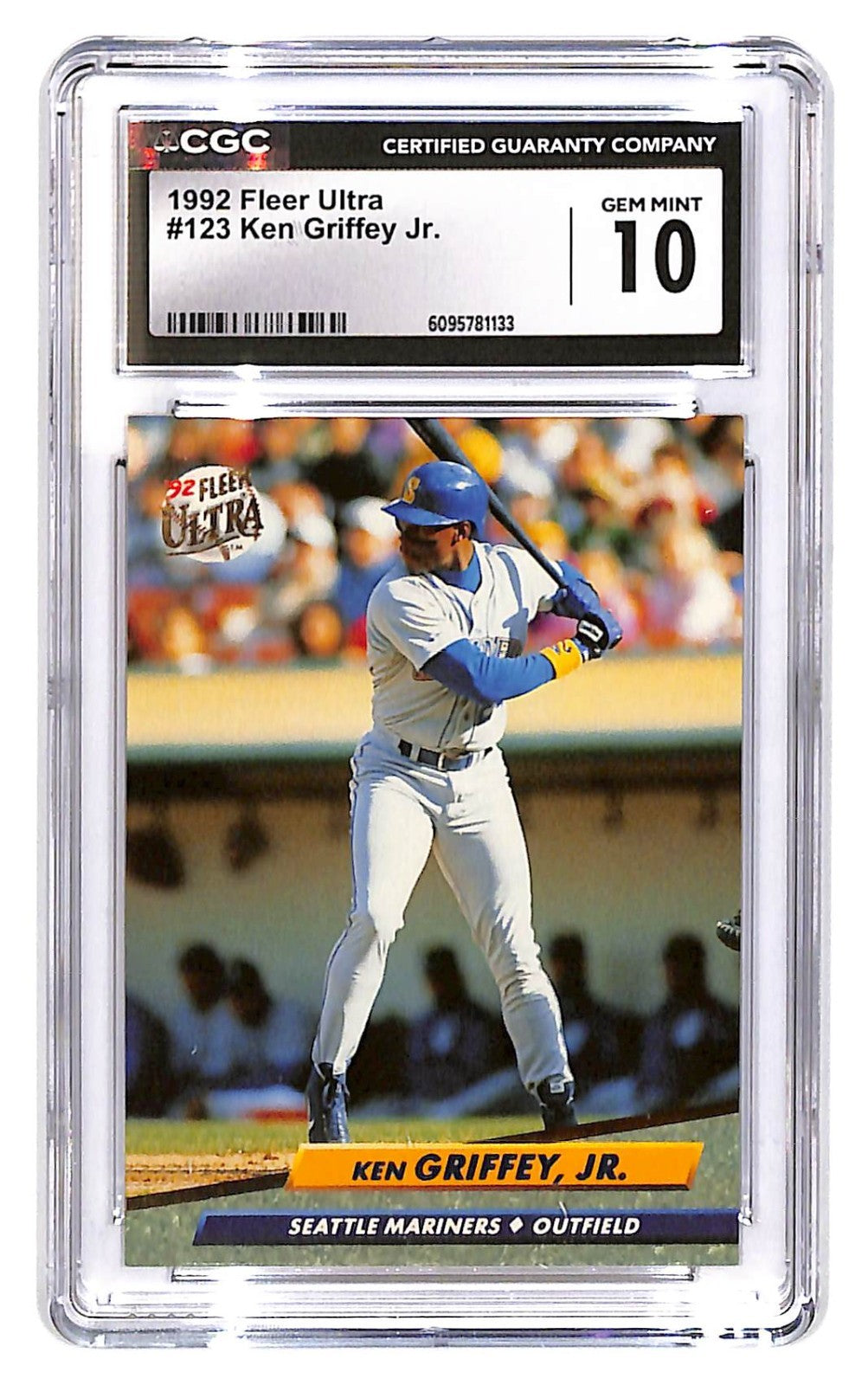 1992 Ken Griffey Jr Fleer Ultra - #123 CGC Gem Mint 10