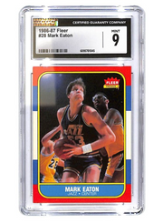1986-87 Mark Eaton Fleer -#28 CGC Mint 9