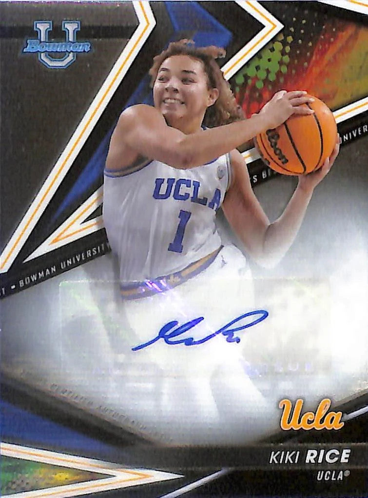 2022-23 Bowmans Best University Kiki Rice Auto Autograph Rookie RC UCLA
