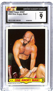 1985 Topps WWF One Angry Man! #38 Jesse Ventura CGC 9