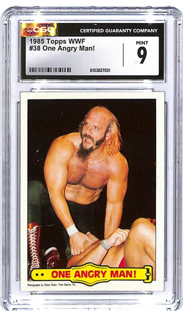 1985 Topps WWF One Angry Man! #38 Jesse Ventura CGC 9