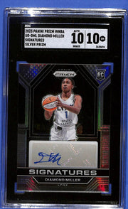 2023 Prizm WNBA Signatures Diamond Miller #SG-DML Silver Prizm (RC) SGC 10/10