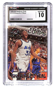 1995-96 Shaquille O'Neal Topps Stadium Club - #119 Red Foil CGC Mint 10