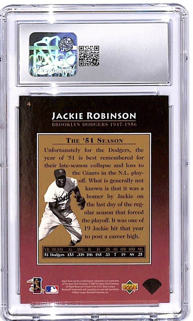 1997 Upper Deck Jackie Robinson #4 CGC 9.5 Dodgers