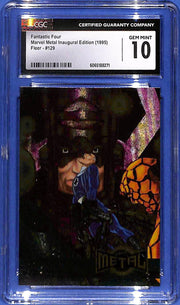 1995 Fleer Metal Marvel Inaugural #129 The Fantastic Four Alternate CGC 10