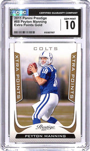 2011 Panini Prestige - Peyton Manning #88 Xtra Points Gold /250 CGC 10