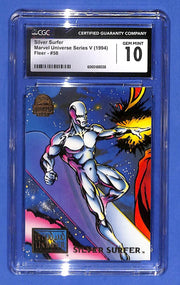 Silver Surfer - 1994 Fleer Marvel Universe Series V #58 Blood and Thunder CGC 10