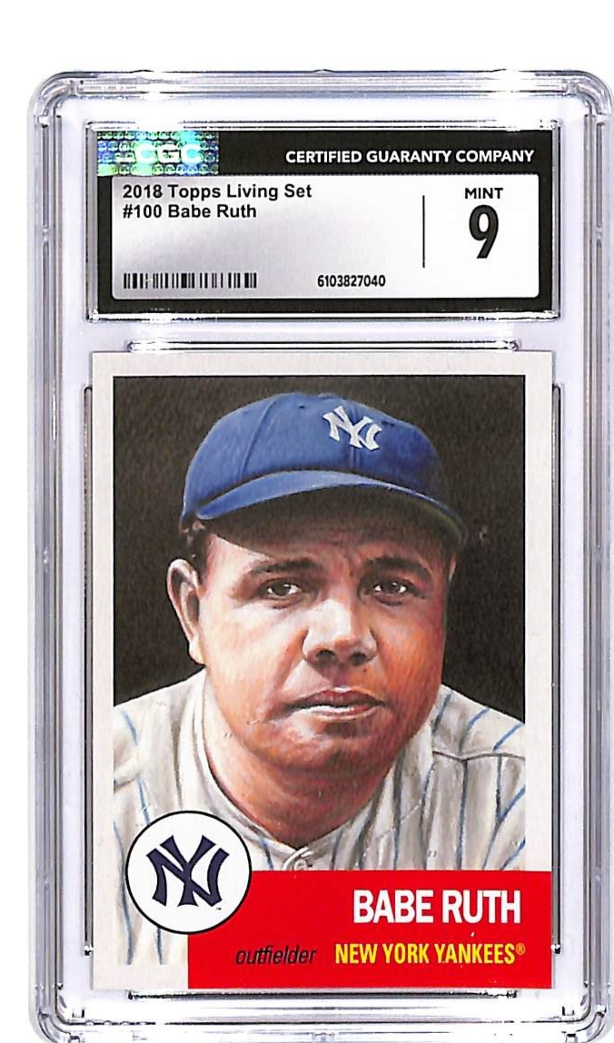 2018 Topps Living Set - Babe Ruth #100 CGC 9