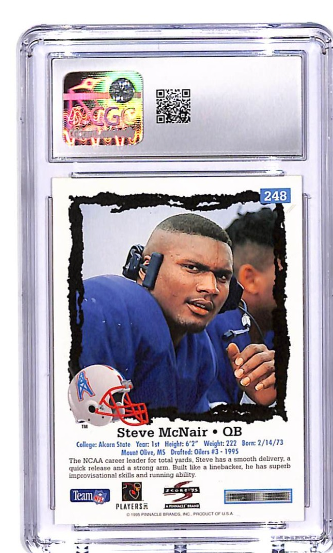 1995 Score Steve McNair Rookie RC #249 CGC 9.5 Titans
