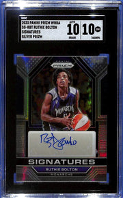 2023 Panini Prizm WNBA Signatures Ruthie Bolton #SG-RBT Silver Prizm (AU) SCG 10