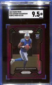 2023 Prizm Anthony Richardson Rookie RC Purple SGC 9.5 /125 Colts #343