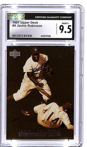 1997 Upper Deck Jackie Robinson #4 CGC 9.5 Dodgers