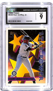 1996 Topps Ken Griffey Jr #230 CGC 9 Mariners