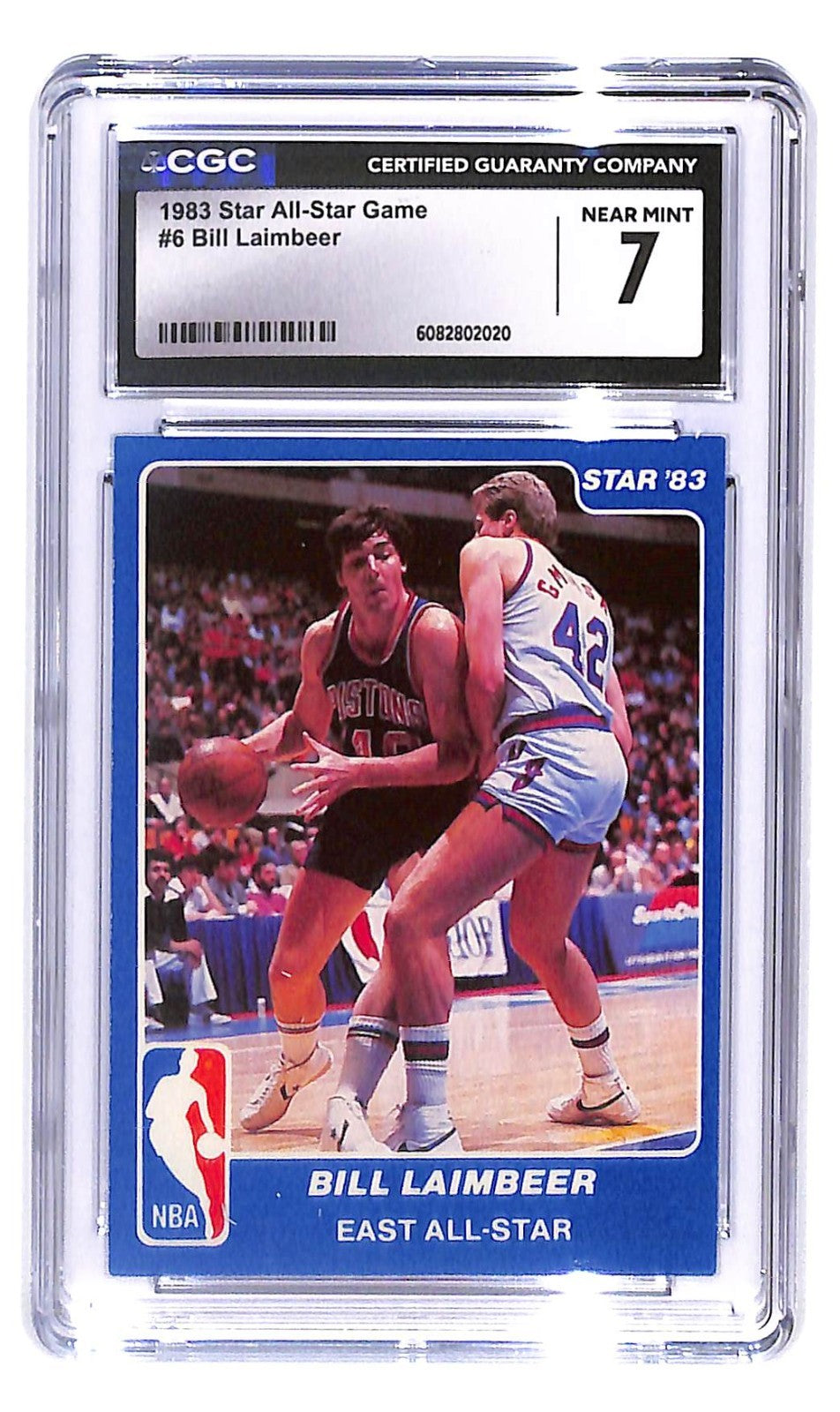 1983 Star NBA All-Star Game - Bill Laimbeer #6 CGC 7 NM East All-Star  Pistons