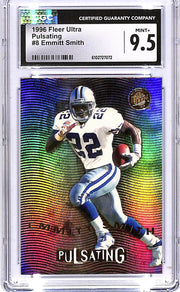 1996 Fleer Ultra Emmitt Smith Pulsating #8 CGC 9.5 Cowboys