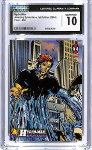 1994 Fleer Amazing Spider-Man 1st Edition Hydro-Man #58 CGC 10