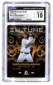 2024 Nick Kurtz Bowman Draft - In Tune #IT-3 (RC) CGC Gem Mint 10