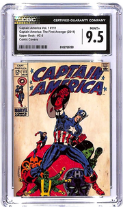 2011 Upper Deck Captain America The First Avenger Comic Covers #5 CGC 9.5